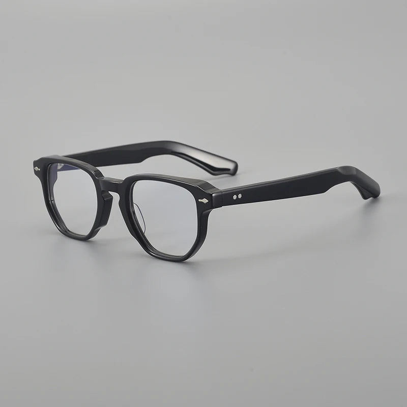 Muzz Men's Full Rim Big Square Brow Line Acetate Eyeglasses 921496