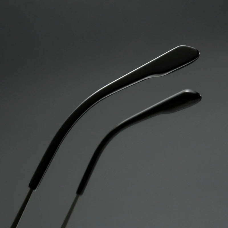 Muzz SH0064 men's square IP titanium prescription eyeglasses — view 11