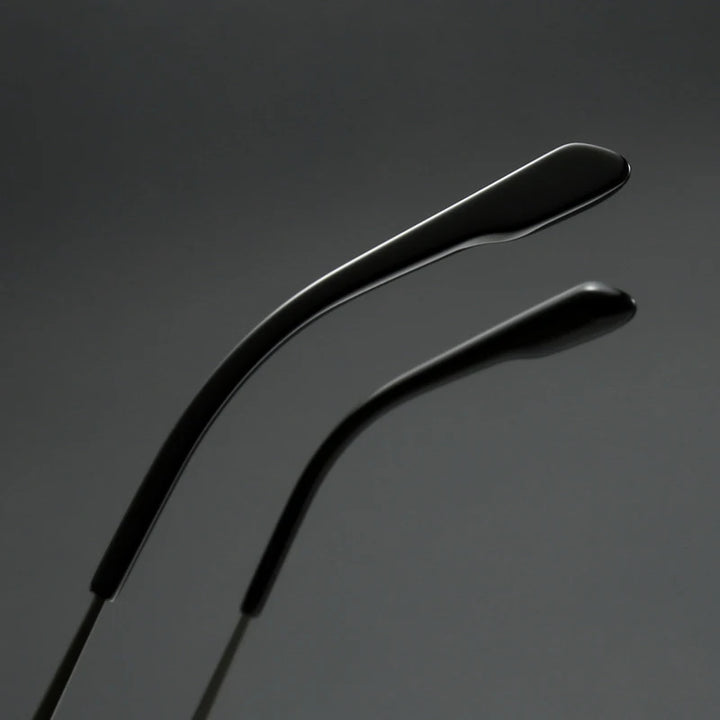 Muzz SH0064 men's square IP titanium prescription eyeglasses — view 11
