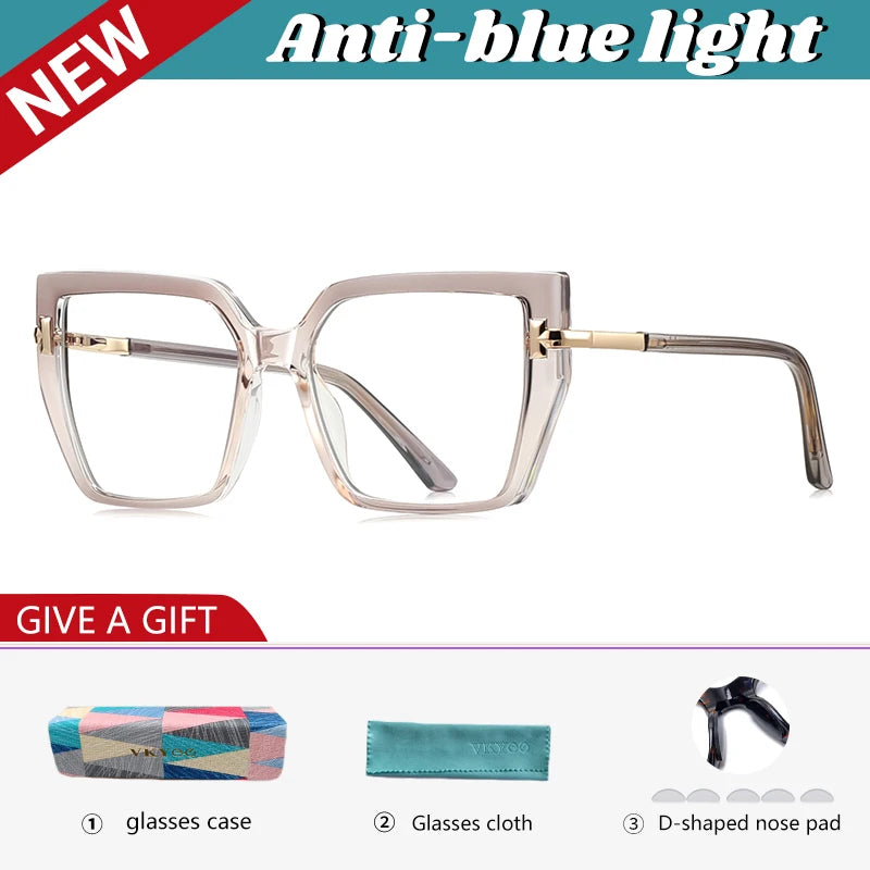 Vicky Women's Full Rim Butterfly TR 90 Alloy Reading Glasses 512267