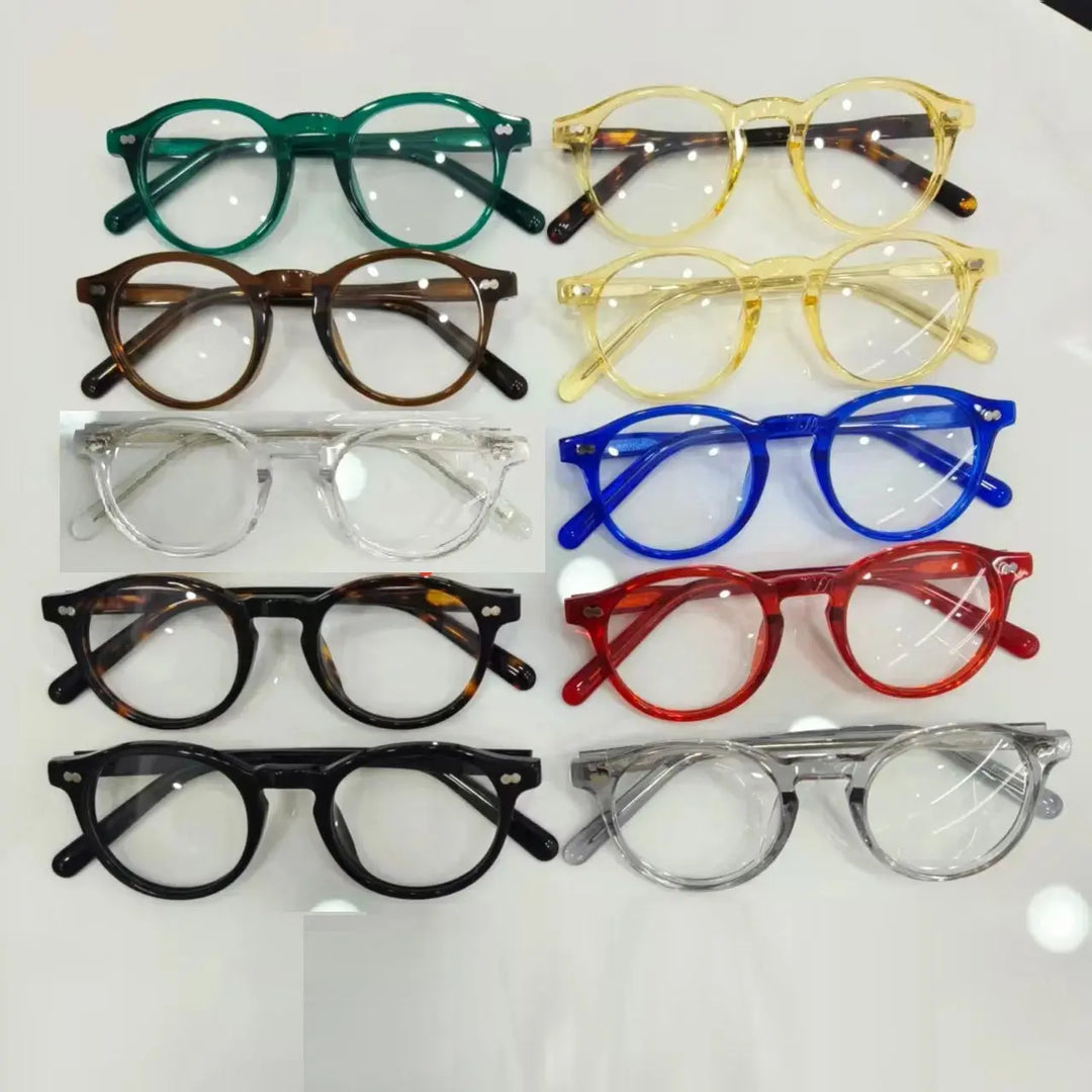 Bobbie Full Rim 120100 Women’s Round Acetate Frames FuzWeb