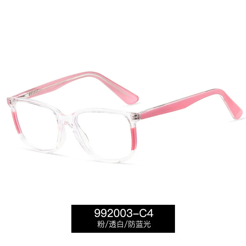 Reven Jate Unisex Youth's Full Rim Square Tr 90 Alloy Eyeglasses 992003