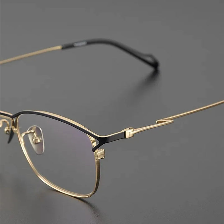 Aimee Unisex Full Rim Square Titanium Eyeglasses 250045 Full Rim Aimee   