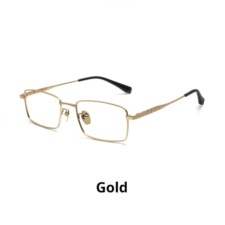 Momoja Women's Full Rim Polygon Square Titanium Tr 90 Eyeglasses 766812