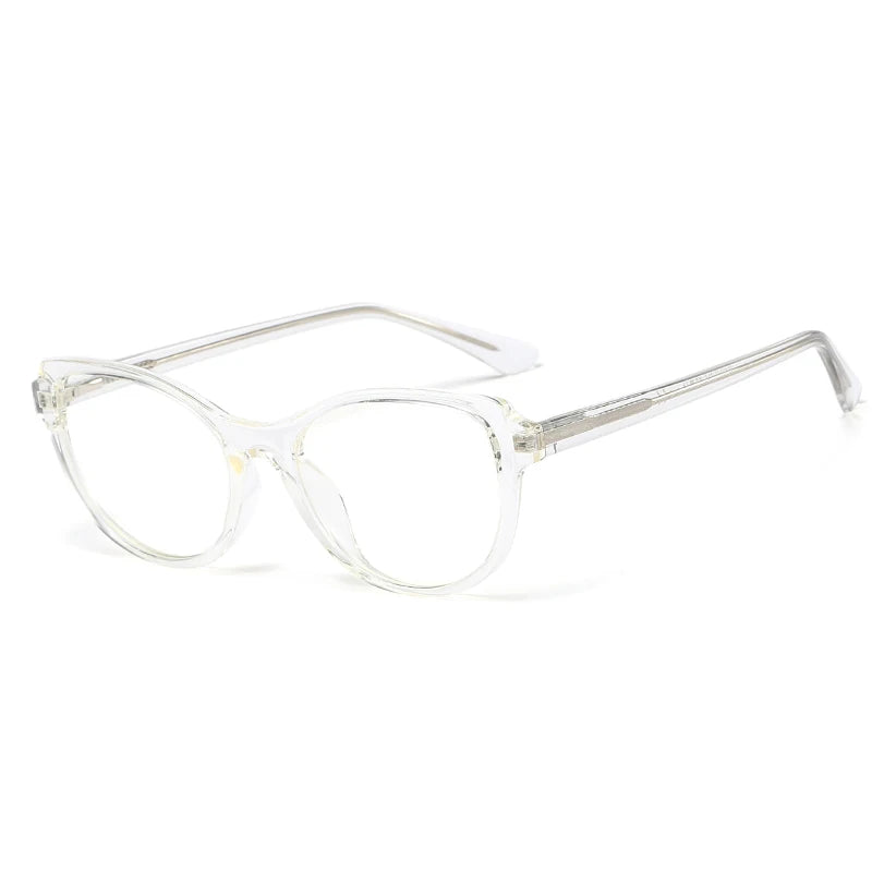 Handoer Unisex Full Rim Square Cat Eye Tr 90 Eyeglasses 93358