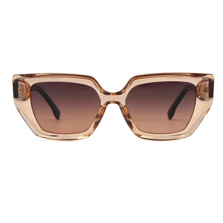 Esnbie Women Full Rim Cat Eye Acetate Polarized Sunglasses 23SA069-1