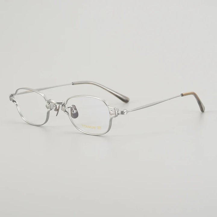 Muzz Unisex Full Rim Square Titanium Eyeglasses 44186 Full Rim Muzz C3  