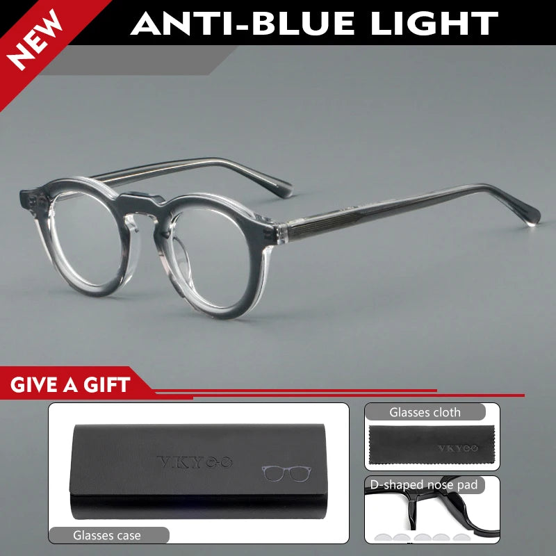 Vicky Women's Full Rim Round Acetate Reading Glasses 623107