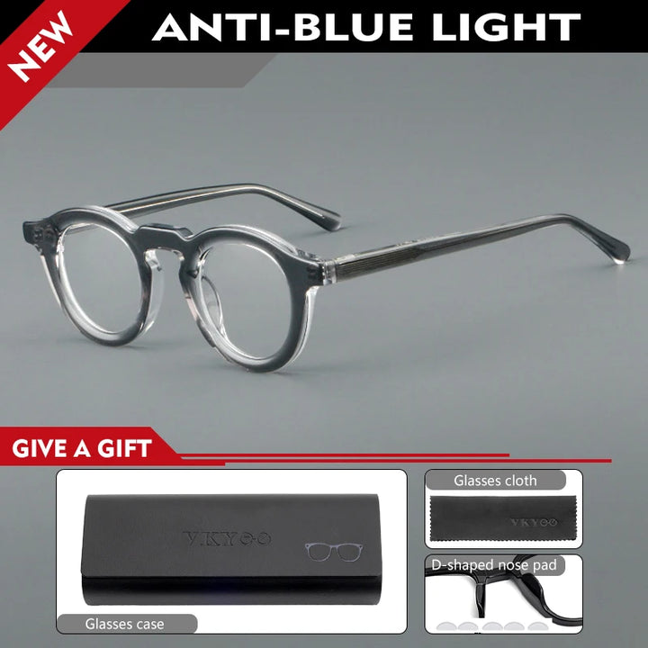 Vicky Women's Full Rim Round Acetate Reading Glasses 623107