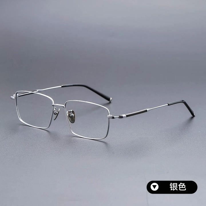 Bclear Unisex Full Rim Square Titanium Eyeglasses SM-H2387