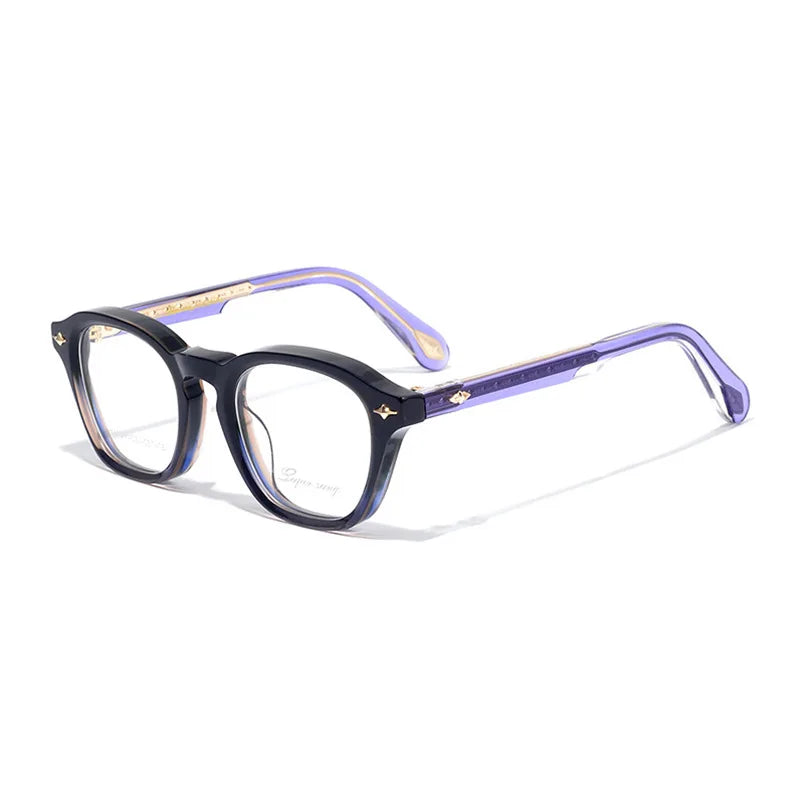 Nobler Unisex Full Rim Square Thick Acetate Eyeglasses 51092