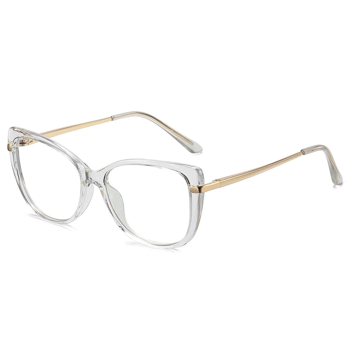 Handoer Women's Full Rim Square Tr 90 Alloy Eyeglasses 933111