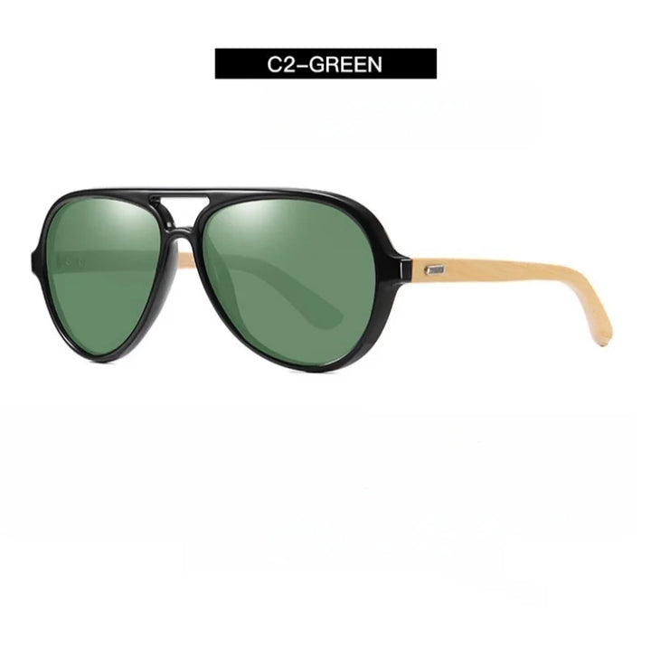 KatKani Unisex Full Rim Round Plastic Sunglasses 8804 Sunglasses KatKani Sunglasses Green  
