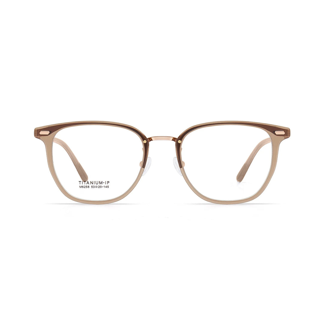 Xbora Unisex Full Rim Classic TR-90 Titanium Eyeglasses M6256 — view 5 | Xbora at FuzWeb