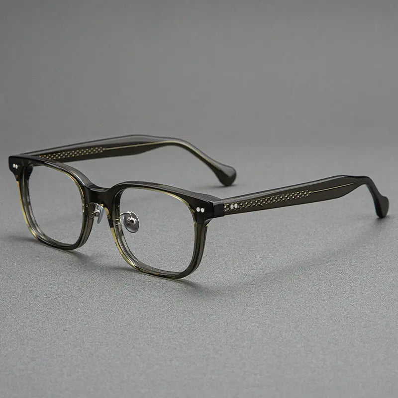 Blackmask Unisex Full Rim Square Acetate Eyeglasses BM-538