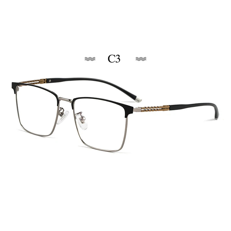 Hotochki Women's Full Rim Square Titanium Eyeglasses 86113