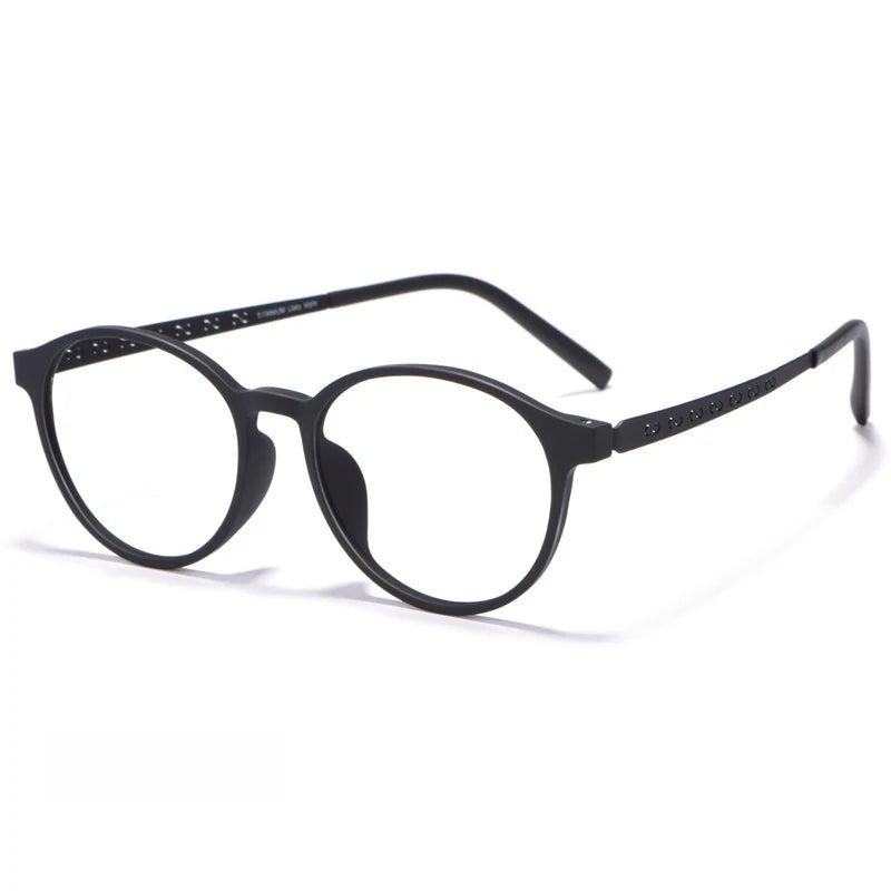 Yimaruili Unisex Full Rim Round TR-90 Titanium Eyeglasses 8868T — view 6 | Yimaruili at FuzWeb