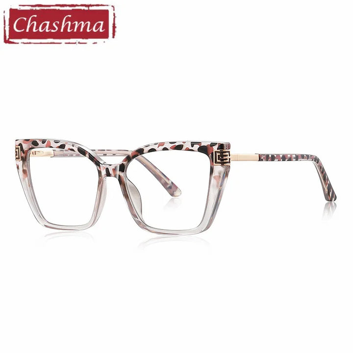 Chashma Ochki Women's Full Rim Cat Eye Tr 90 Alloy Eyeglasses 882260