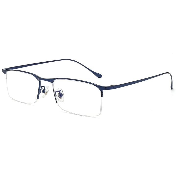 Gmei Optical 2089T men's square pure titanium prescription eyeglasses — view 6
