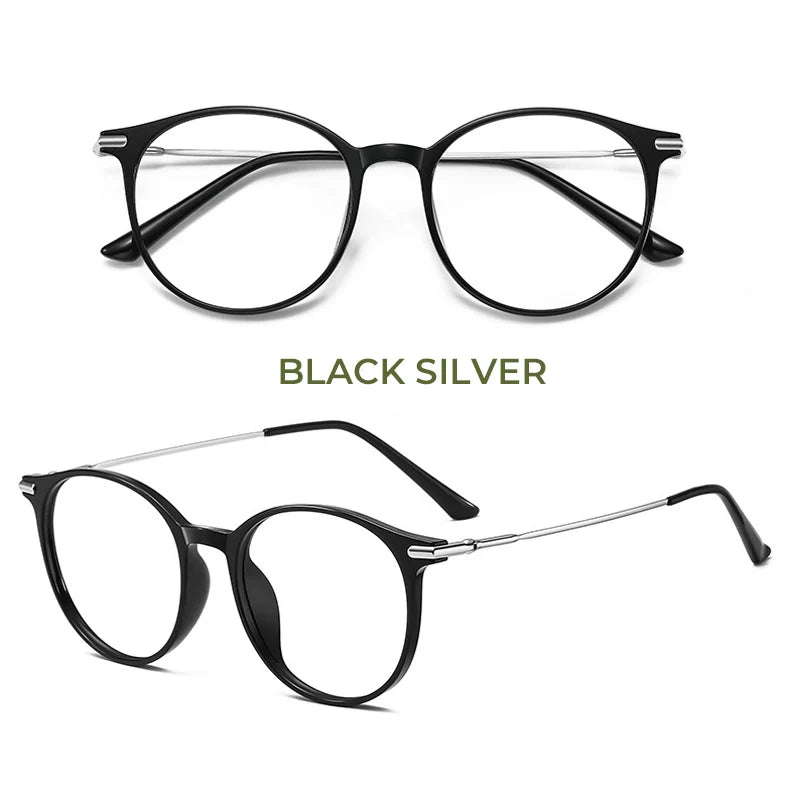 Meeshow Women's Full Rim Square Tr 90 Titanium Reading Glasses 76008