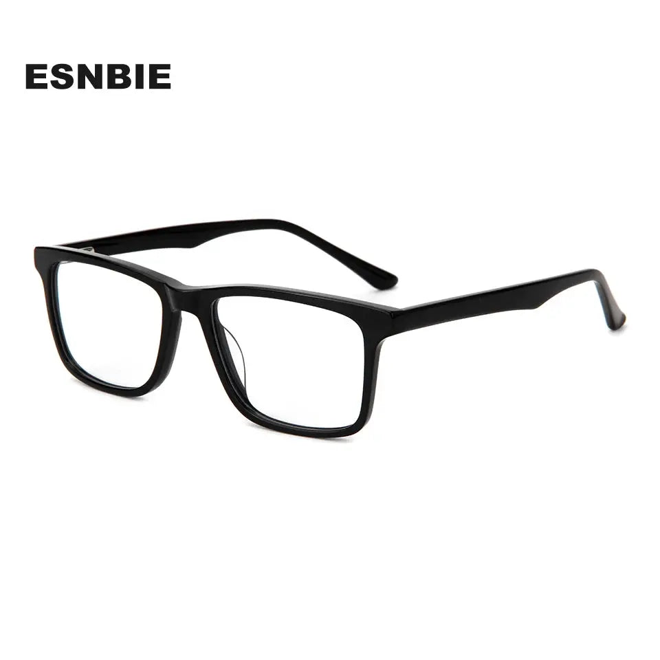 Esnbie 602223 Womens Full Rim Brow Line Square Acetate Frames — view 1 | Esnbie at FuzWeb