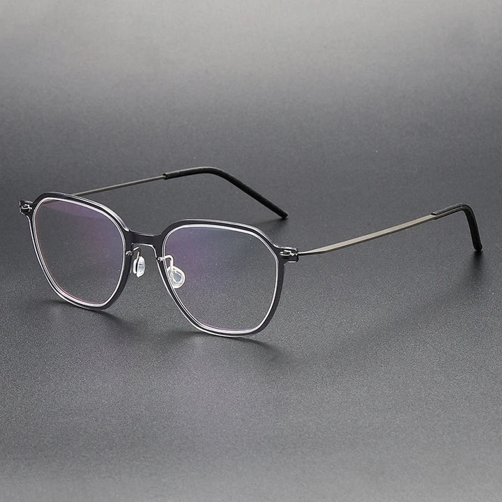 Bobbie Unisex Full Rim Square Acetate Eyeglasses 6627