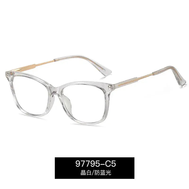 Reven Jate Women's Full Rim Square Tr 90 Alloy Eyeglasses 397795.