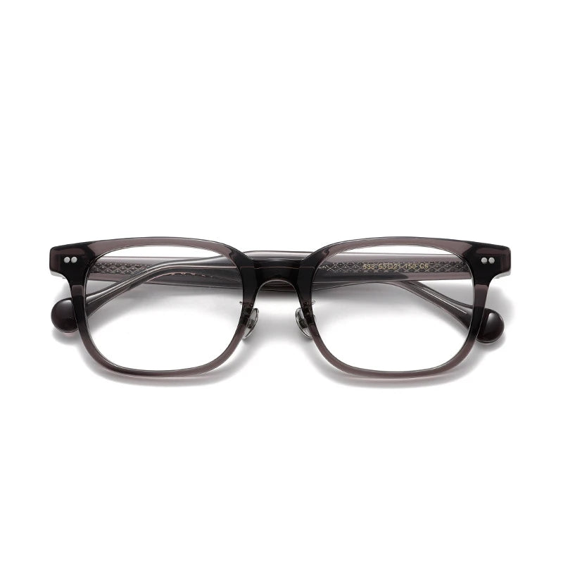 Aror Unisex Full Rim Big Square Acetate Eyeglasses 842538