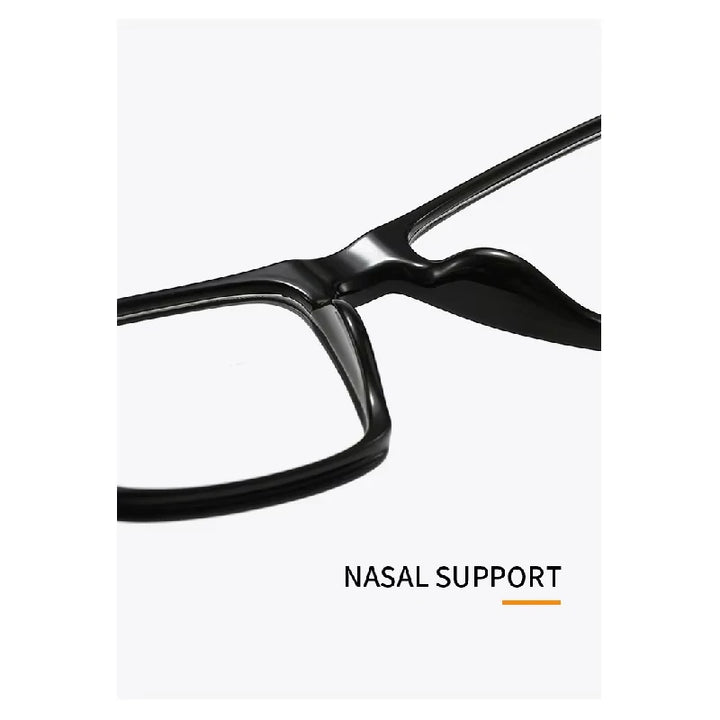 Muzz 78090 men's square ultra-light TR-90 prescription eyeglasses — view 10
