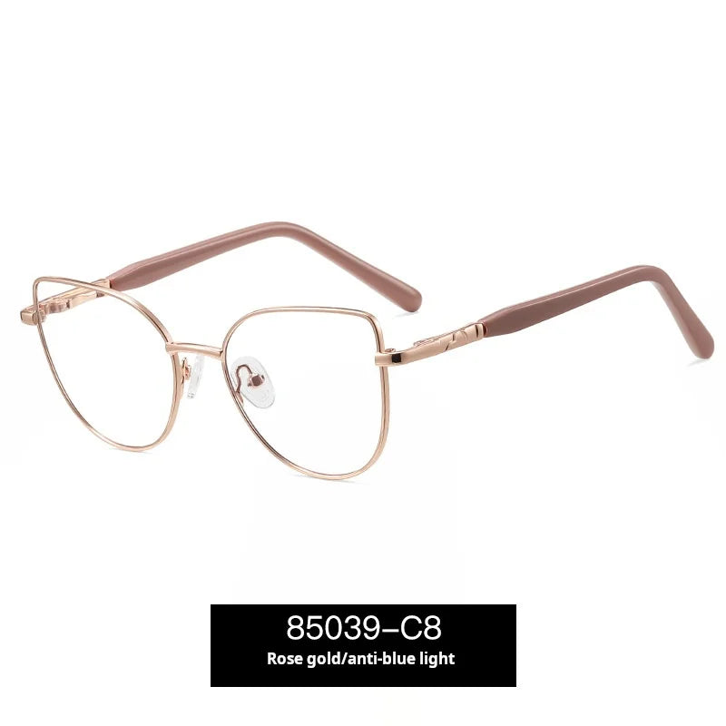 Xbora Unisex Full Rim Classic Pure Titanium Eyeglasses 85039 — view 8 | Xbora at FuzWeb