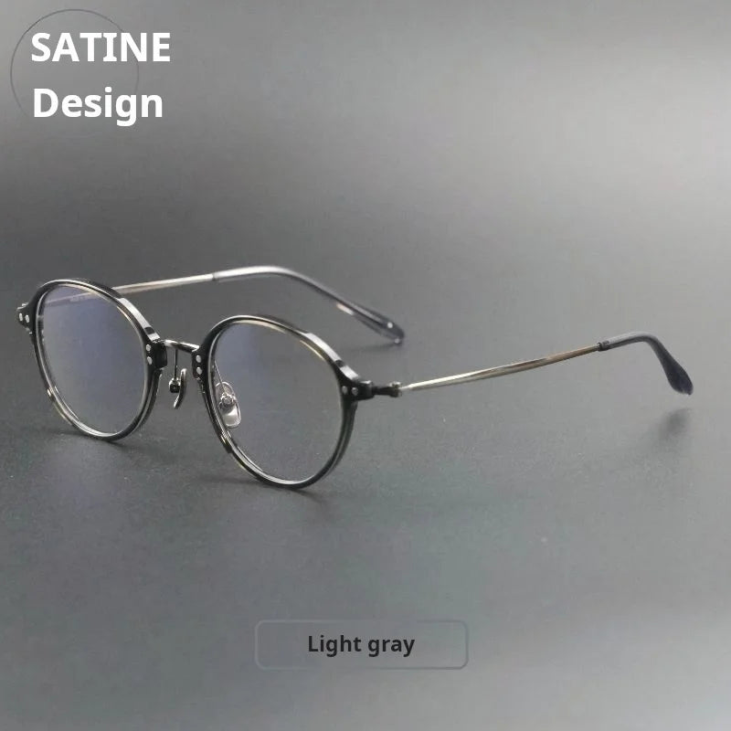 Xbora Women's Full Rim Oval Round Titanium Tr 90 Eyeglasses 655003