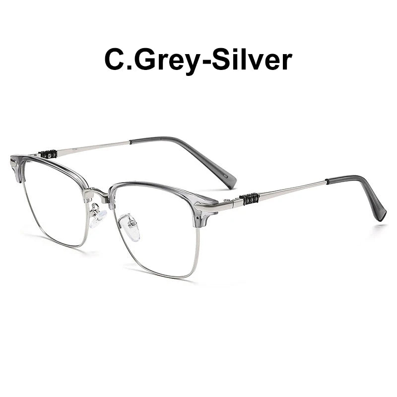 Vicky Unisex Full Rim Square Alloy Reading Glasses K002 Reading Glasses Vicky 0 K002-C5 