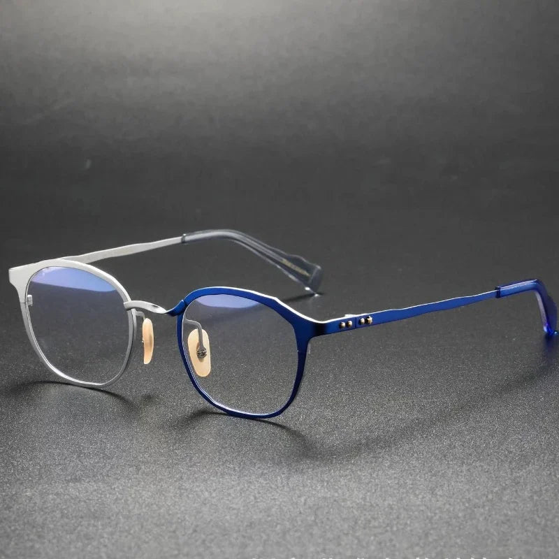 Muzz Women's Full Rim Oval Square Titanium Eyeglassees 370040