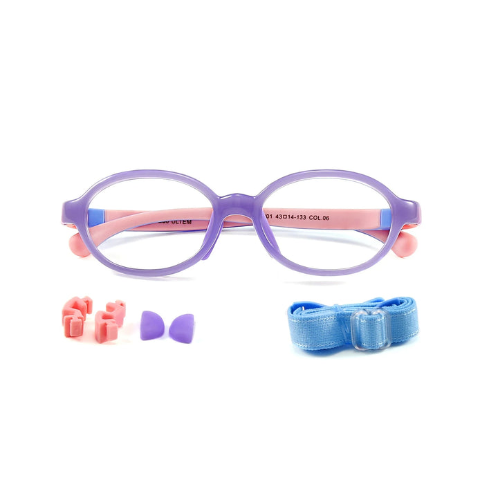 Yimaruili Unisex Full Rim Classic TR-90 Eyeglasses 9001 — view 5 | Yimaruili at FuzWeb