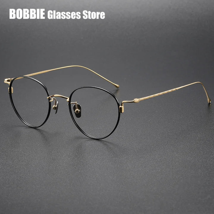 Bobblie Women's Full Rim Oval Round Titanium Eyeglasses 728564