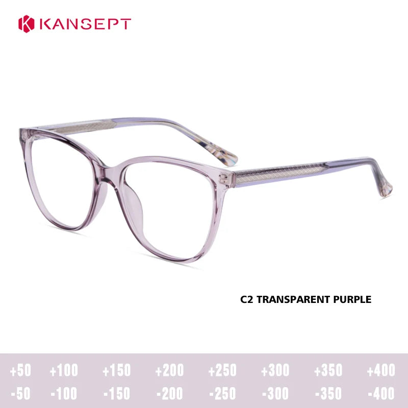 Kansept Unisex Full Rim Square Tr 90 Alloy Reading Glasses 25001
