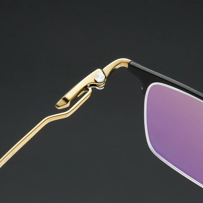 Muzz SH0063 men's titanium prescription eyeglasses — view 10