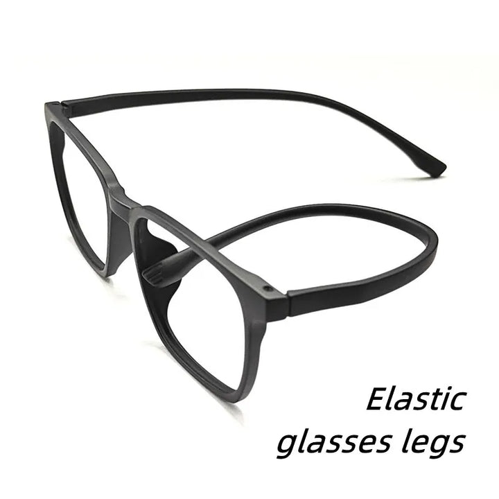 Kocolior Unisex Full Rim Square Tr 90 Acetate Hyperopic Reading Glasses 7120 Reading Glasses Kocolior   