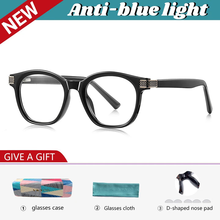 Vicky Women's Full Rim Square Round Tr 90 Titanium Reading Glasses 313107