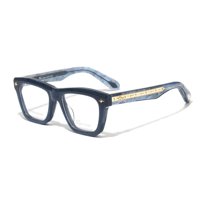 Nobler Unisex Full Rim Square Thick Acetate Eyeglasses 51090