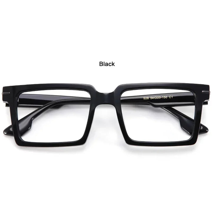 Aror Unisex Full Rim Square Acetate Eyeglasses 49528 Full Rim Aror C1