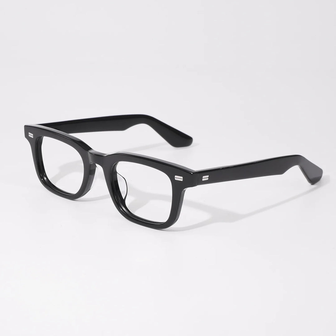 Hewei Unisex Full Rim Square Acetate Eyeglasses 98178