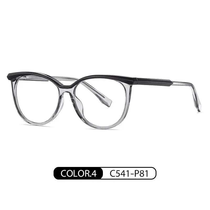 Zirosat Women's Full Rim Oval Square Tr 90 Alloy Eyeglasses 35184.