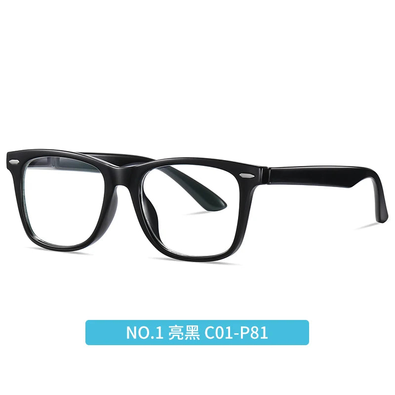 Vicky Unisex Youth's Full Rim Square Polycarbonate Eyeglasses  V0823 Full Rim Vicky ZC823-C01-P81 CHINA 