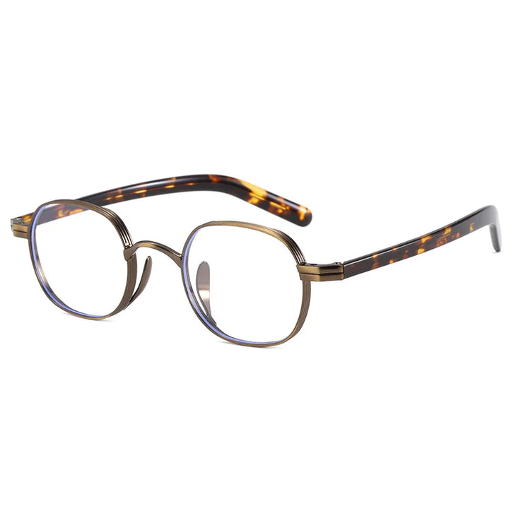 Gmei Optical WO-TF00237 women's round alloy prescription eyeglasses — view 4