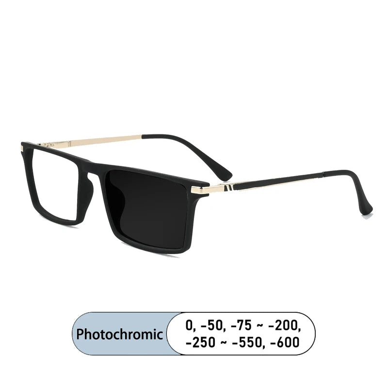 Kocolior Women's Full Rim Square TR 90 Alloy Photochromic Reading Glasses 726092