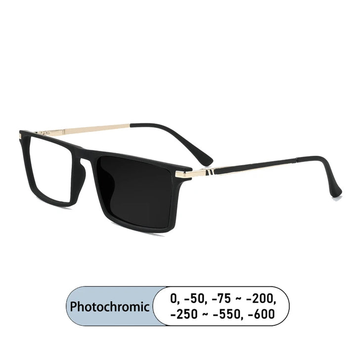 Kocolior Women's Full Rim Square TR 90 Alloy Photochromic Reading Glasses 726092
