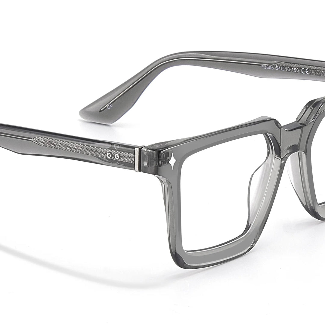 Yimaruili Unisex Full Rim Square Acetate Eyeglasses F3305 — view 1 | Yimaruili at FuzWeb
