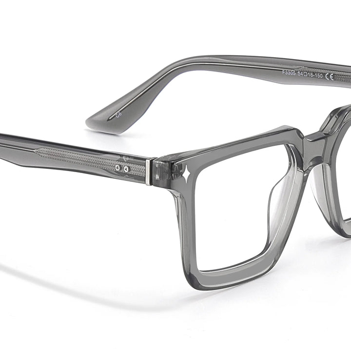 Yimaruili Unisex Full Rim Square Acetate Eyeglasses F3305 — view 1 | Yimaruili at FuzWeb