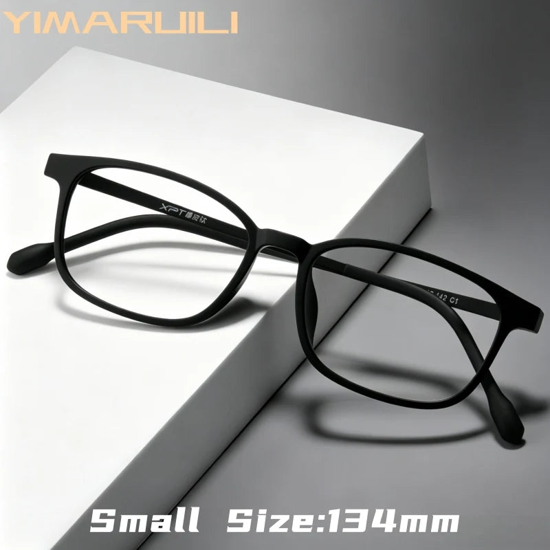 Yimaruili Unisex Full Rim Oval TR-90 Titanium Eyeglasses 9831XP — view 1 | Yimaruili at FuzWeb